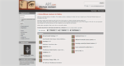 Desktop Screenshot of michaeljacksonart.com